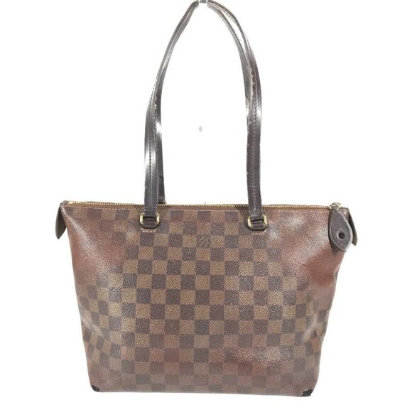 LOUIS VUITTON N41012 Damier Jena PM Tote Bag Shoulder Bag Canvas Ebene Brown - Picture 3 of 16